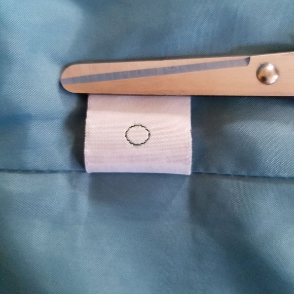 Turquoise, soft cotton velvet jacket, blazer, S, M, vintage 90s/2000s, Reitmans - Picture 9 of 11